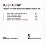 Dj Shadow album Mashin' On The Motorway EP