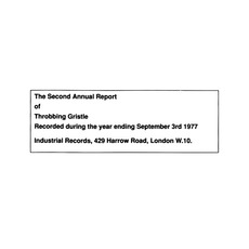 The Second Annual Report (Re-Issue) mp3 Album by Throbbing Gristle