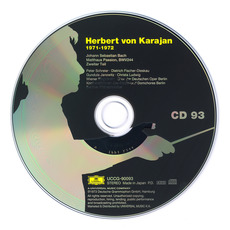 Herbert von Karajan: Complete Recordings on Deutsche Grammophon, CD93 mp3 Artist Compilation by Johann Sebastian Bach