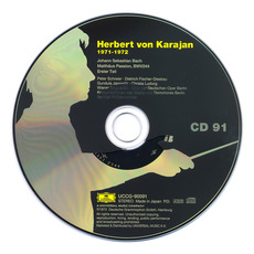 Herbert von Karajan: Complete Recordings on Deutsche Grammophon, CD91 mp3 Artist Compilation by Johann Sebastian Bach