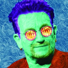 An Oil Panting of Bono That Resembles Stevie Wonder mp3 Album by Titty Citty