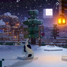 Minecraft Soothing Scenes: Relaxing Falling Snow mp3 Soundtrack by Samuel Åberg