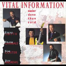 Easier Done Than Said mp3 Album by Vital Information