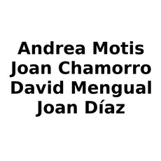 Andrea Motis, Joan Chamorro, David Mengual & Joan Díaz Music Discography
